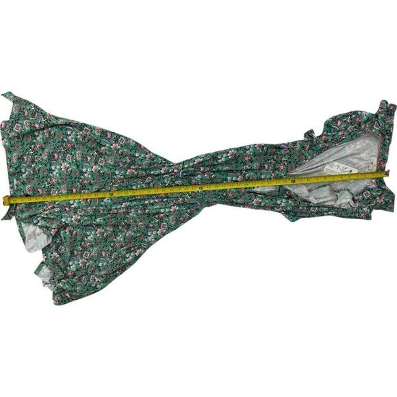 Boden Womens Wrap Dress UK 20 US 16 18 Green Floral Midi Ruffle Vneck D0174 NWT - Picture 12 of 13
